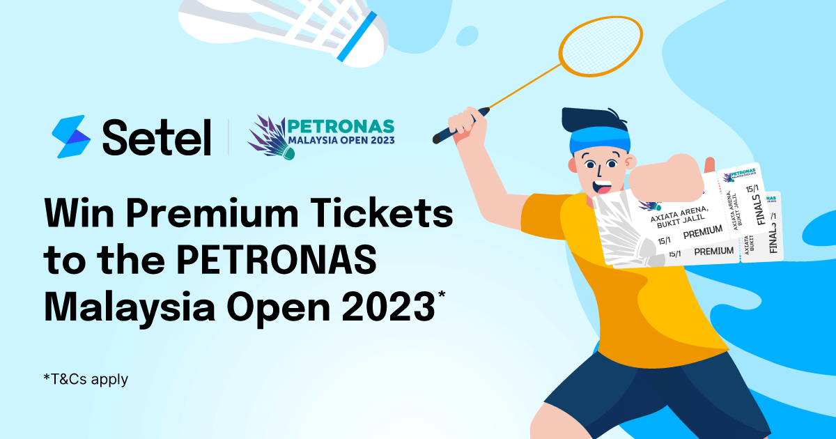 Win Premium Tickets for PETRONAS Malaysia Open 2023!