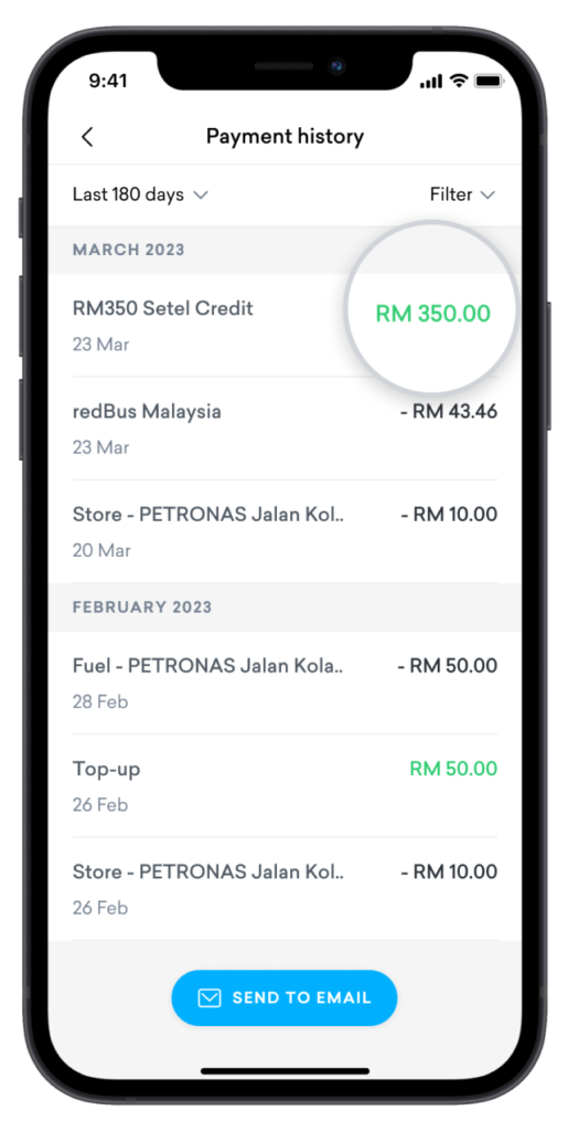 Get RM350 Setel Credit when you sell your car on myTukar | Setel