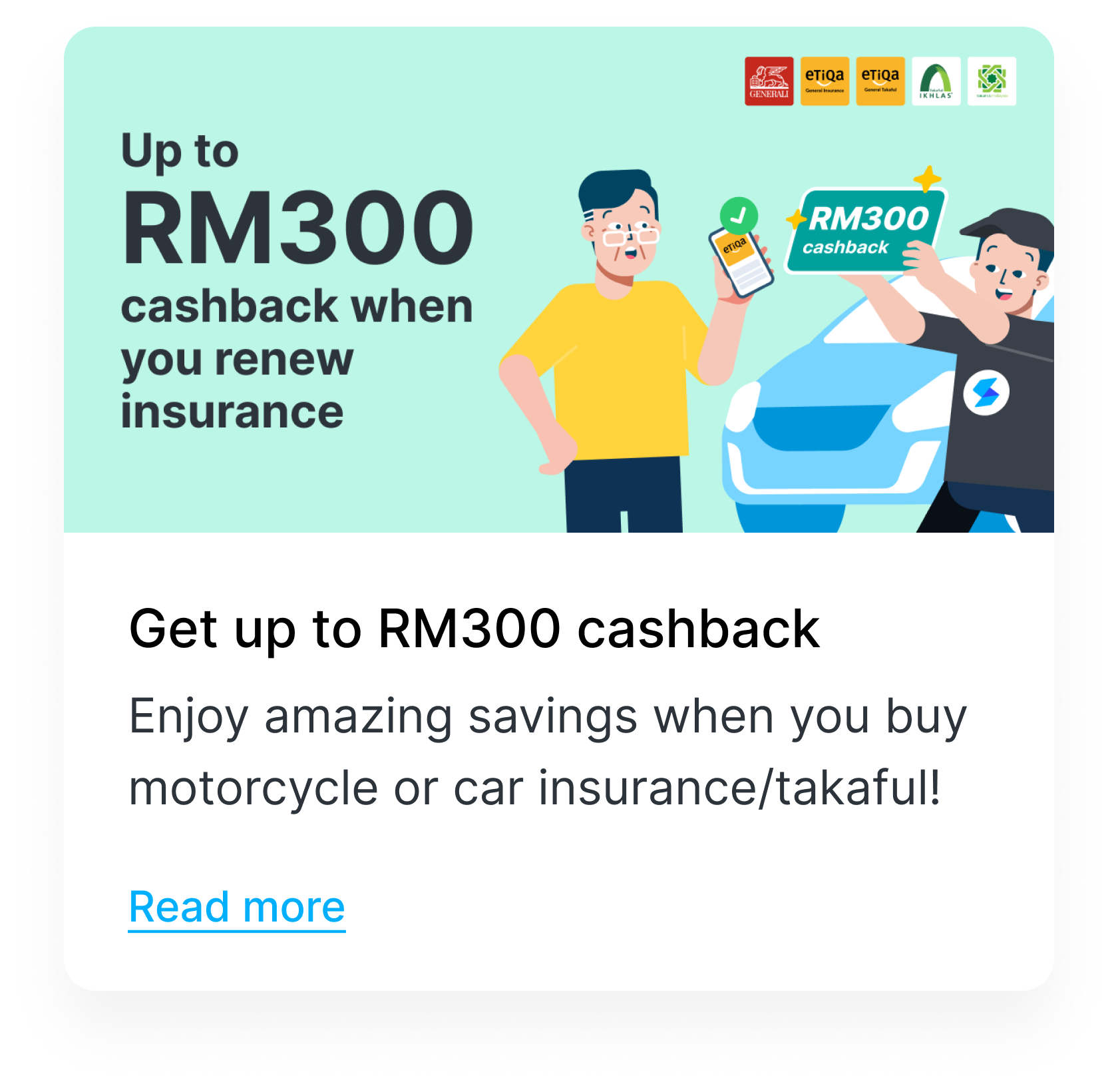 Get Up To Rm300 Cashback