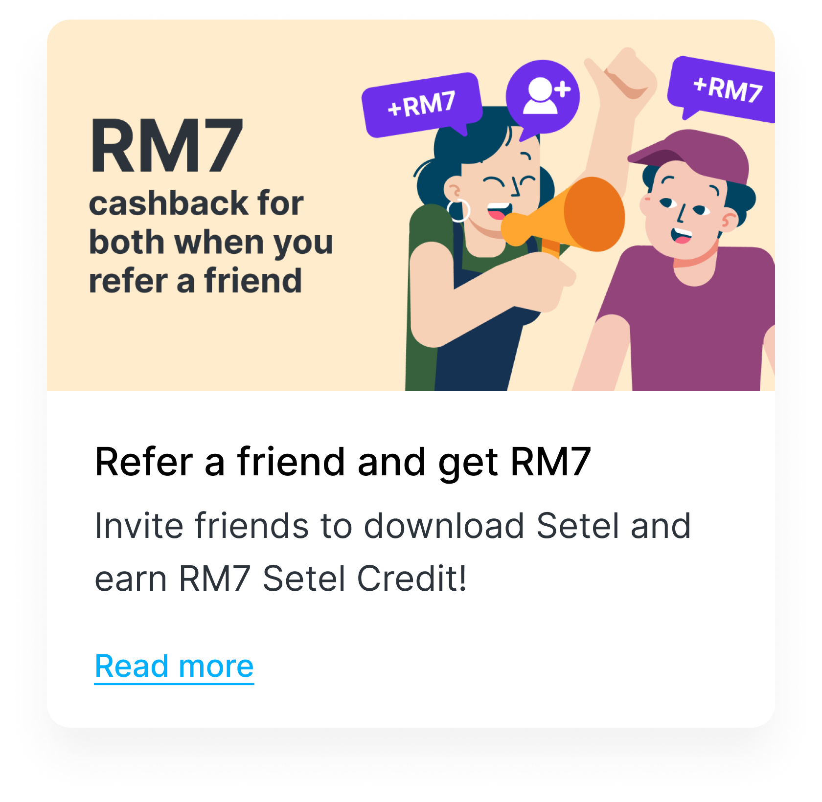 Refer A Friend And Get Rm7